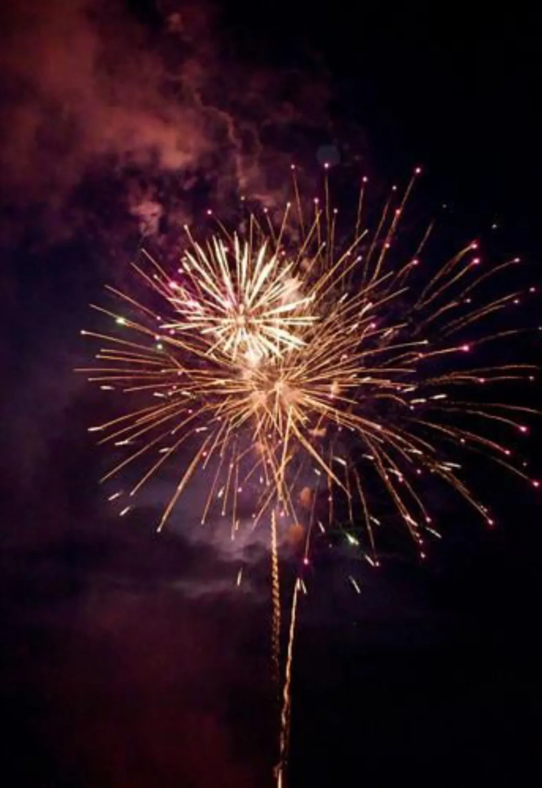 Fireworks in the sky